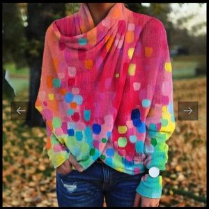 Stunning Top with Bold Colors